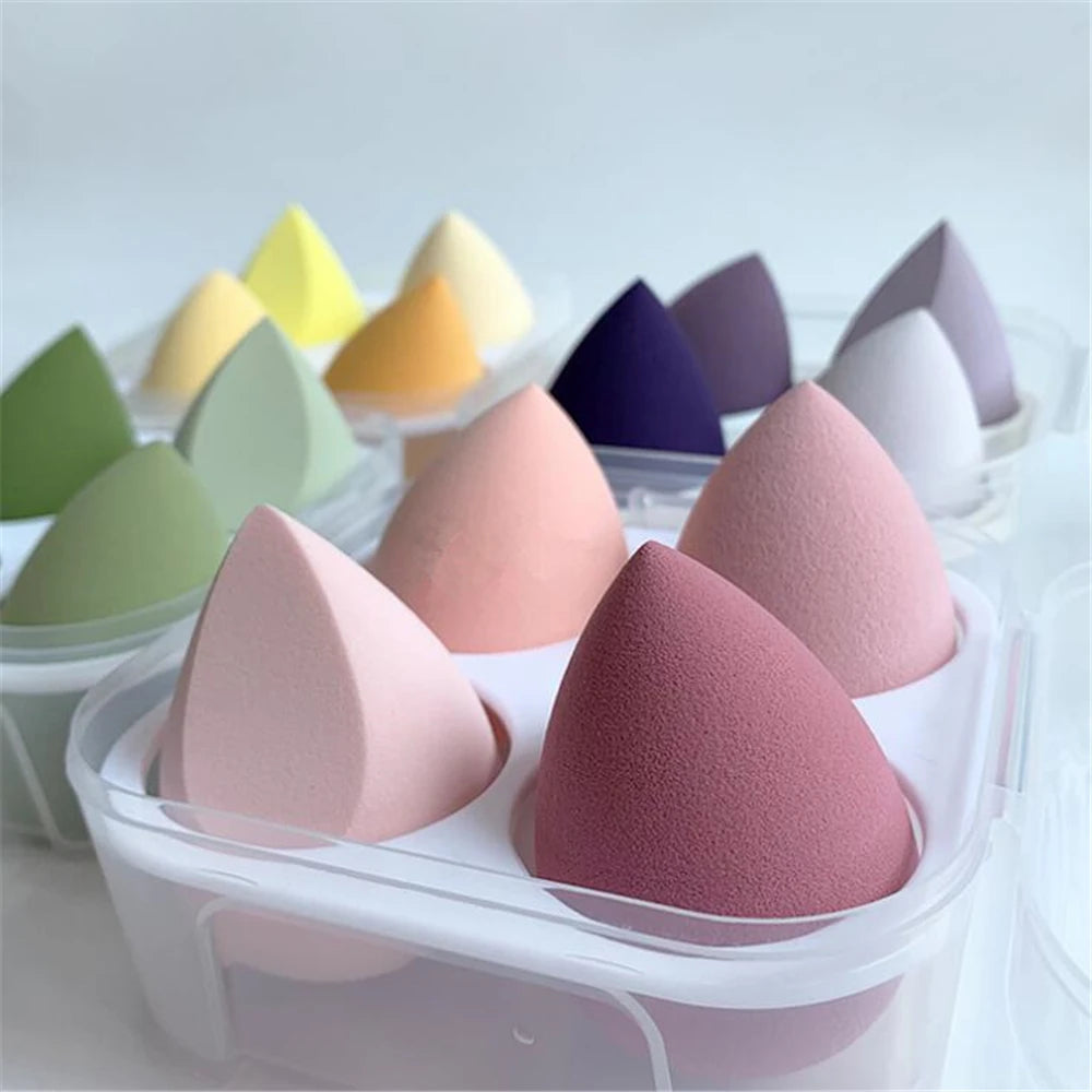 3/4pcs Makeup Sponge Blender Beauty Egg Cosmetic Puff Foundation Sponges Powder Puffs Women Make Up Accessories Beauty Tools