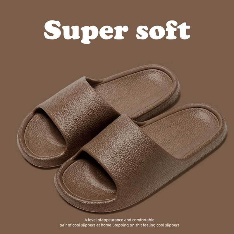 Men Sandals Flip Flops Women Slippers Solid Color Simple Non-Slip Soft Sole Slides Shower Slippers Outdoor Couple Shoes Sandals