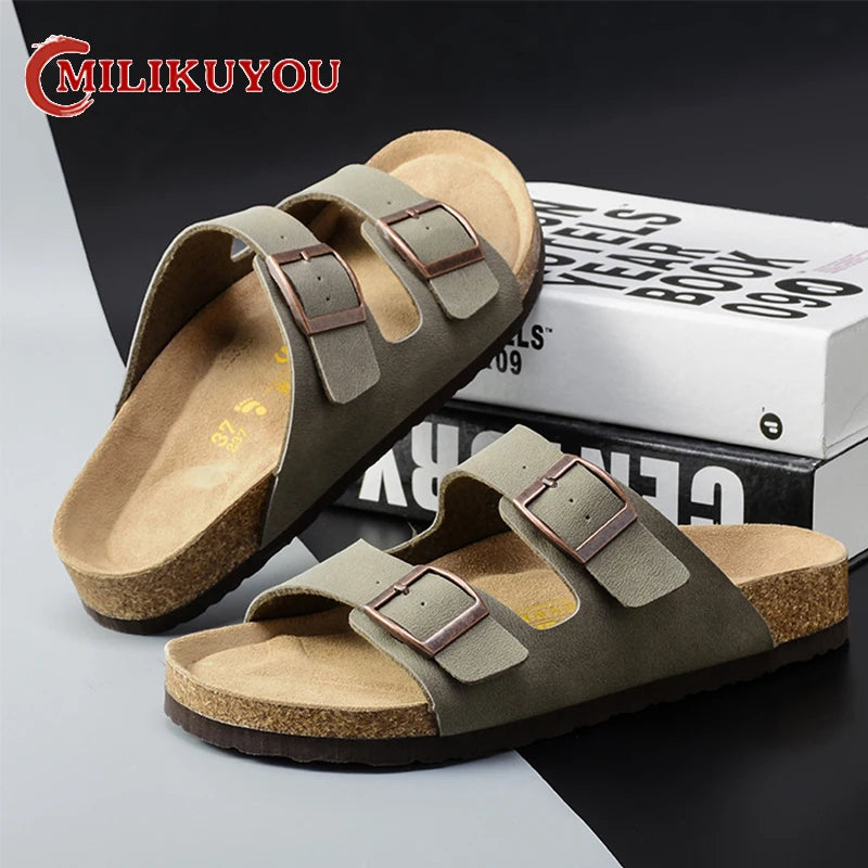 Brand Summer Men's Sandals High Quality Men Women Sandals Outdoor Beach Slippers Zapatos Hombre Durable Non-Slip Luxury Shoes