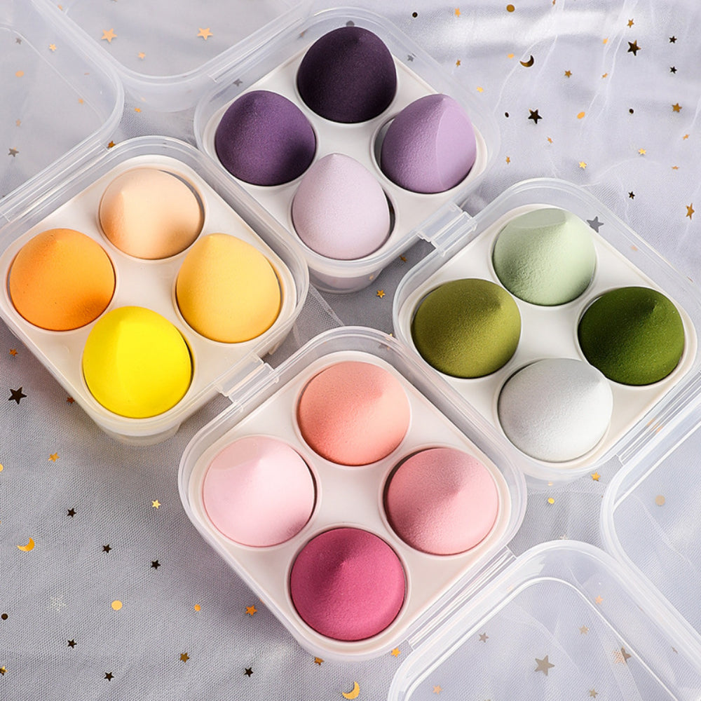 3/4pcs Makeup Sponge Blender Beauty Egg Cosmetic Puff Foundation Sponges Powder Puffs Women Make Up Accessories Beauty Tools