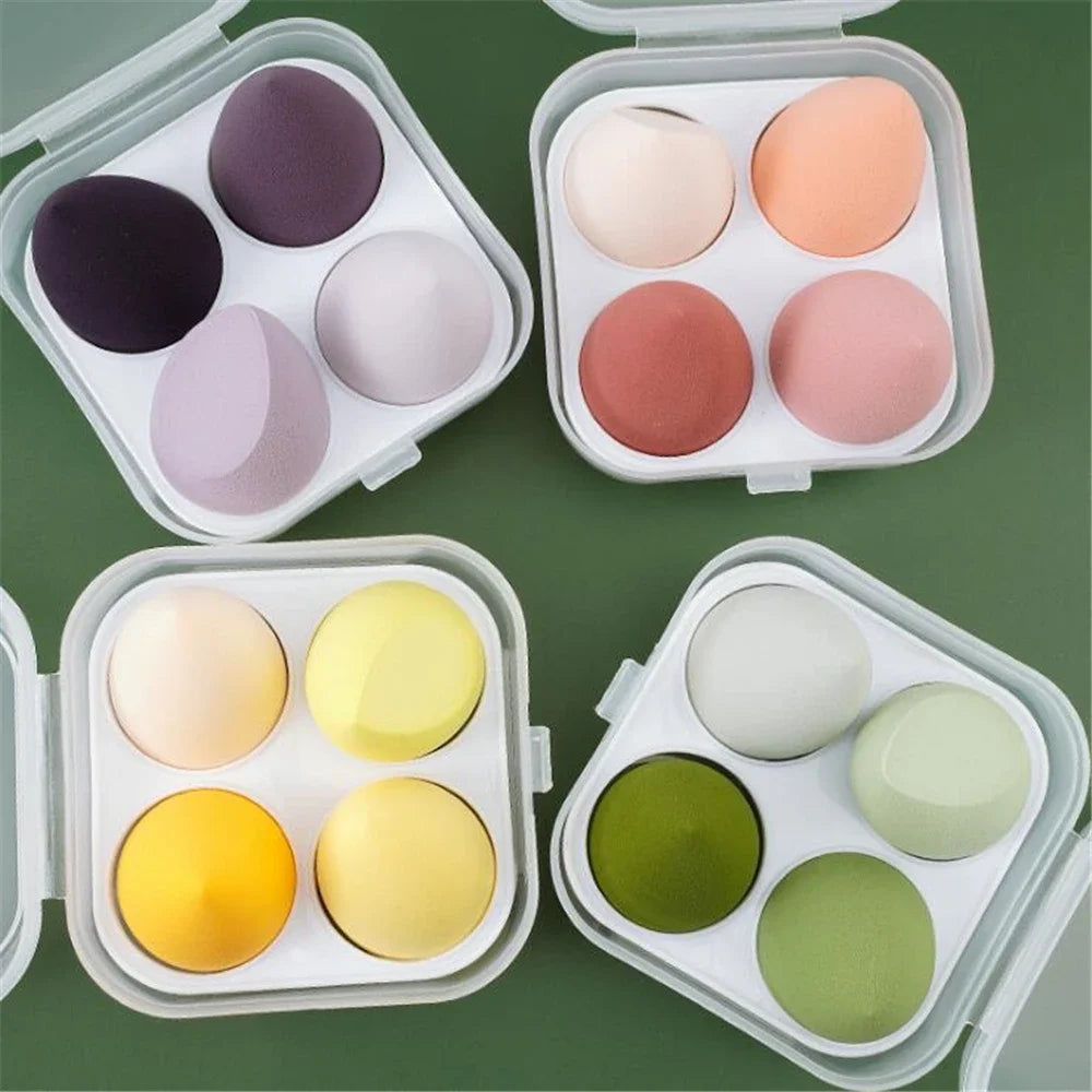 3/4pcs Makeup Sponge Blender Beauty Egg Cosmetic Puff Foundation Sponges Powder Puffs Women Make Up Accessories Beauty Tools