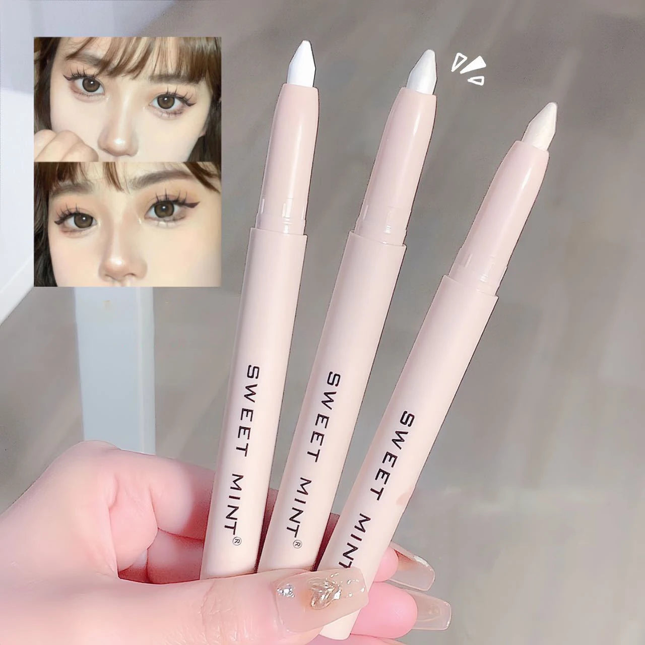 Glitter Lying Silkworm Highlighter Pencil Longlasting Brightening Eyes Corner Pearlescent White Eyeshadow Pen Shiny Eye Cosmetic