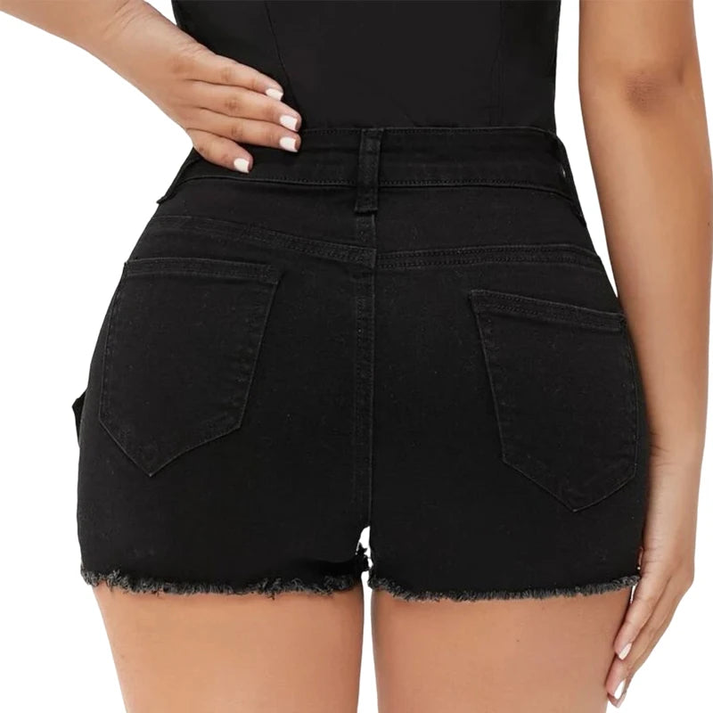 9047# new sexy low waist hole summer open hip hot pants super shorts Beachwear casual pants women jeans shorts