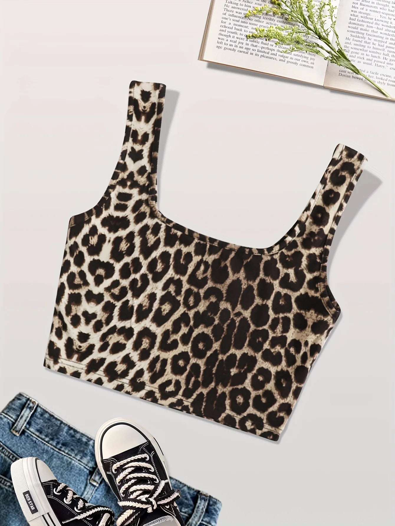 Women's Sexy Leopard Print Y2k Camisole 2024 Summer New Fashion Trend Slim Sleeveless Short Top Ladies Beach Travel Elastic Vest