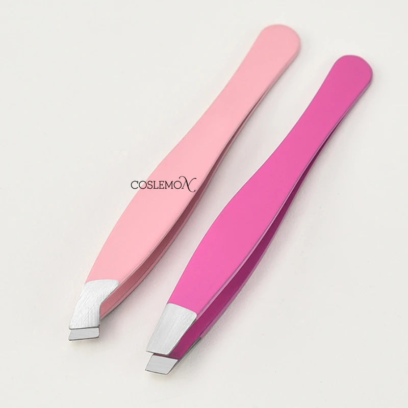 1/4pcs Eyebrow Tweezer Stainless Steel Hair Removal Clip for Eyelash Extension Tweezer Colorful Professional Makeup Beauty Tools