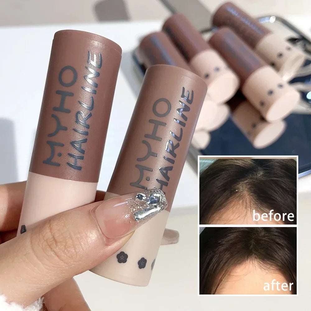 Gray Black Hairline Stick Instant Cover Hair Line Repair Pen Waterproof Concealer Hair Root Edge Lasting Natural Eyebrow Pencil