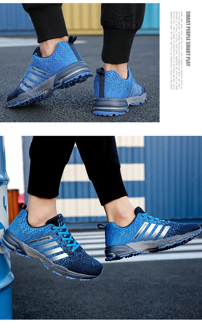 Men's and women's flats fashion casual sneakers couple walking shoes plus size breathable fitness running shoes men shoes