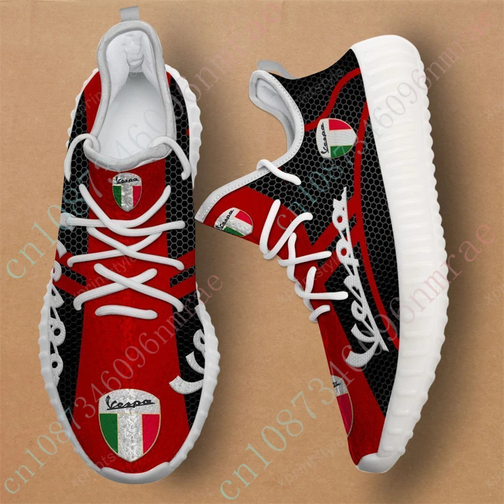 Vespa Sports Shoes For Men Lightweight Male Sneakers Big Size Men's Sneakers Unisex Tennis Casual Running Shoes Custom Logo