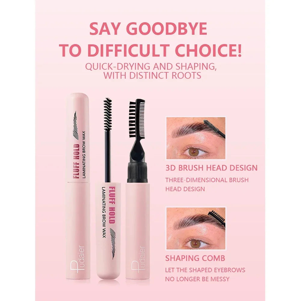 3D Eyebrow Glue Waterproof Eyebrow Style Gel, PROFESSIONAL MAKEUP The Brow Glue, Extreme Hold Eyebrow Gel, Brow Fixer