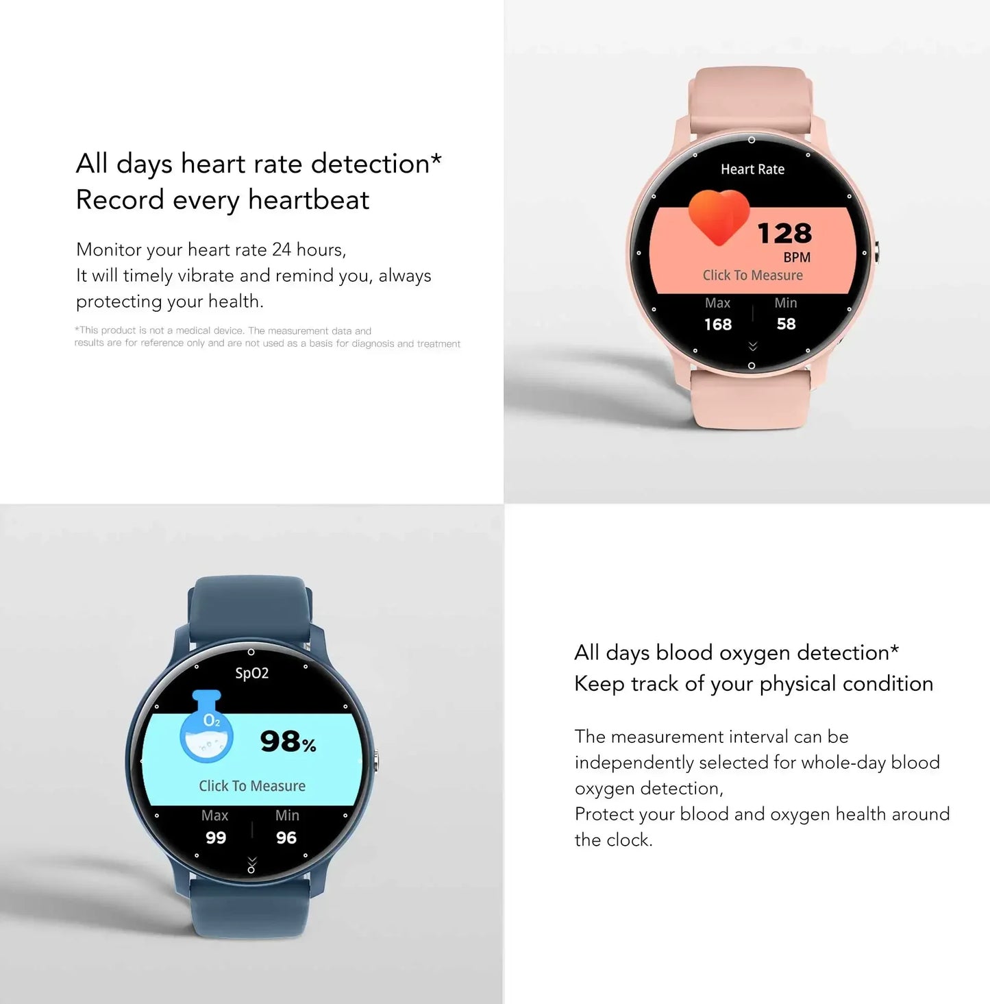 Smartwatch für Männer und Frauen, Bluetooth-Anruf, Sport-Fitness-Uhr, Mann, IP67, wasserdicht, Verbindung mit Android IOS, Smart Watch Männer