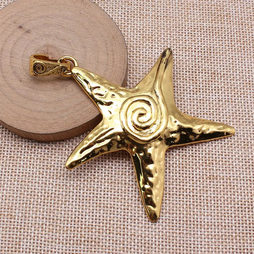 Jewelry Making Starfish Charms Cute Car Accessories 1pcs