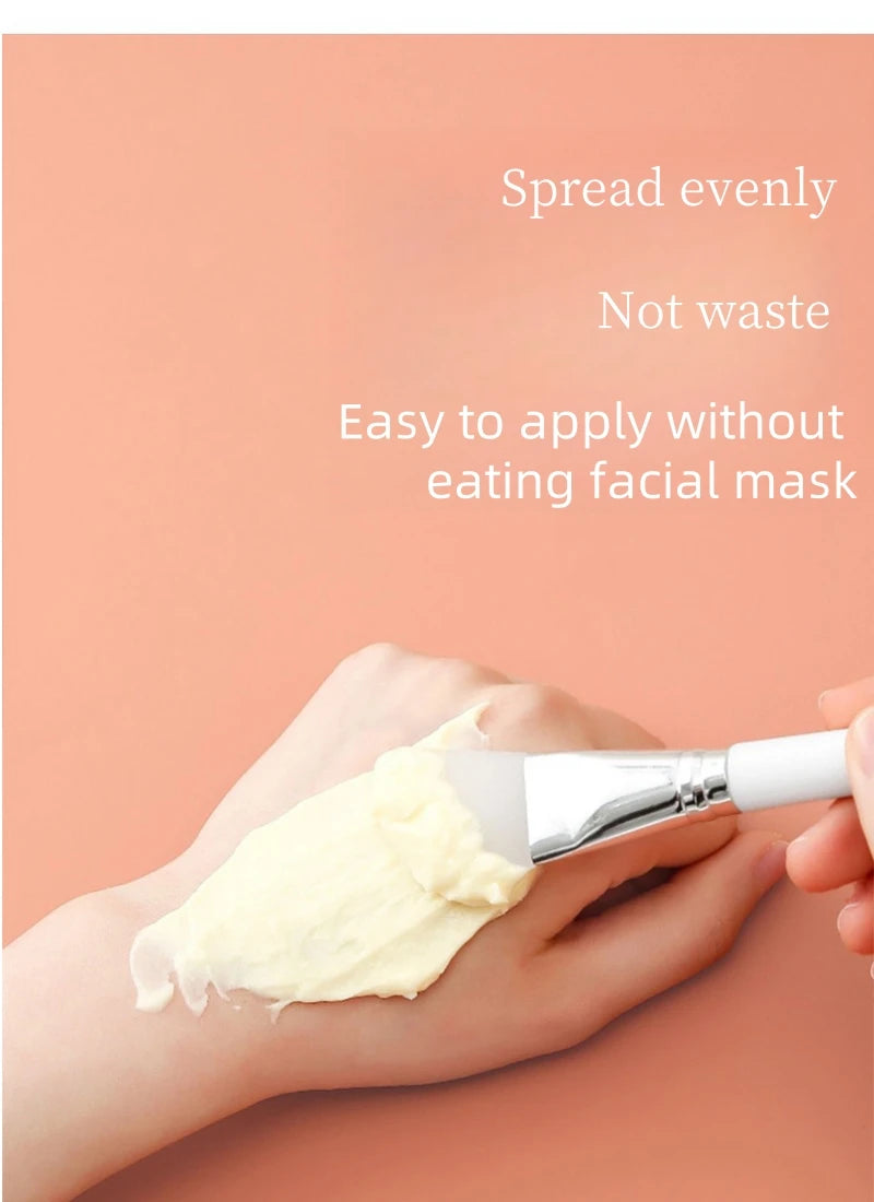 Silicone Diy Mask Brush Beauty Salon Silicone Mold Refresh Mask Brush Makeup Brush Soft Head Brush Beauty Makeup