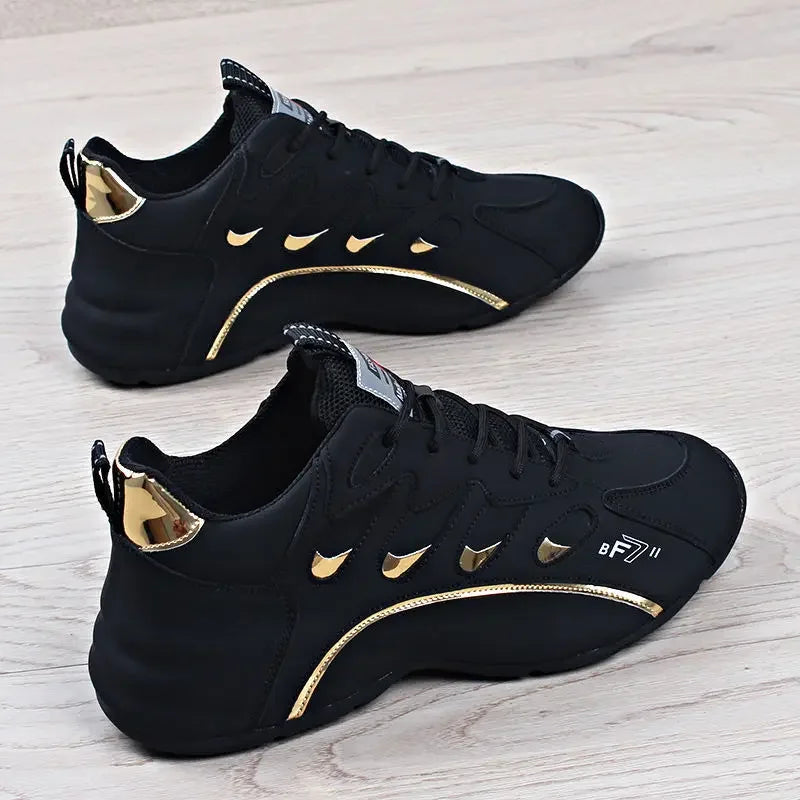 Men New Fashion Casual Sneakers for Light Soft Breathable Vulcanize Shoes High Quality Soft Leather Sneakers Zapatillas De Mujer