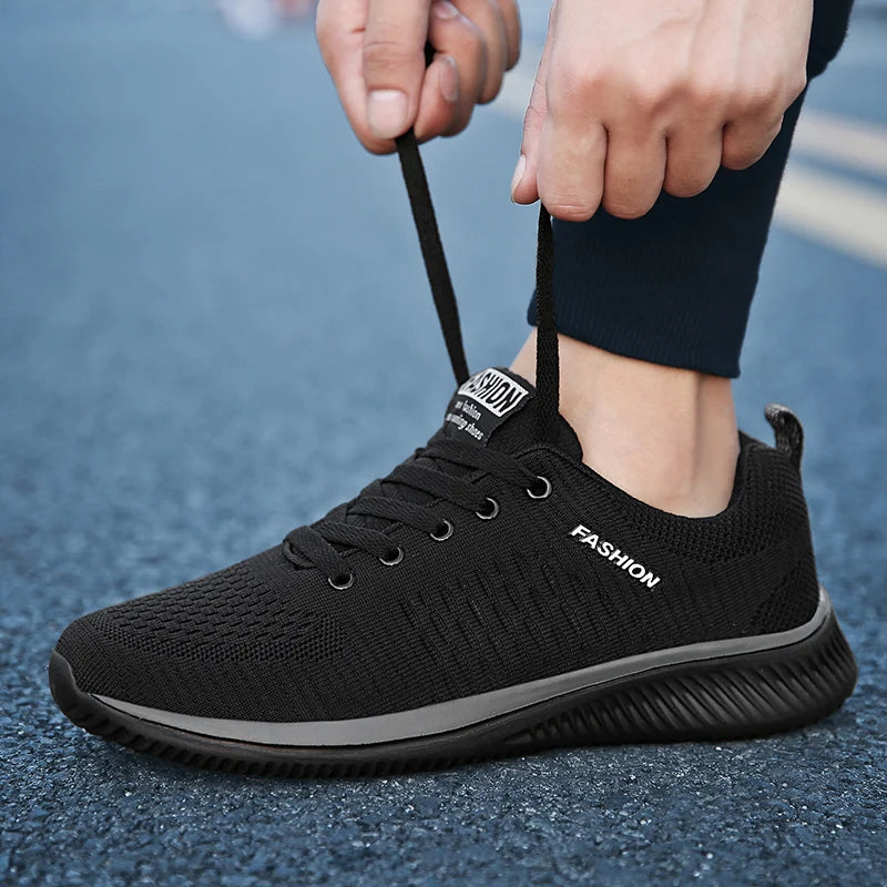 New Mens Casual Sneakers Shoes Lace-up Men Shoes Lightweight Comfortable Breathable Big Size 46 Walking Sneakers for Men