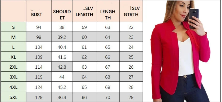 Elegant Women Long Sleeve Jacket Solid Color Slim Fashion Winter Autumn New Office Lady Coats Casual Communte Chic Female Coat