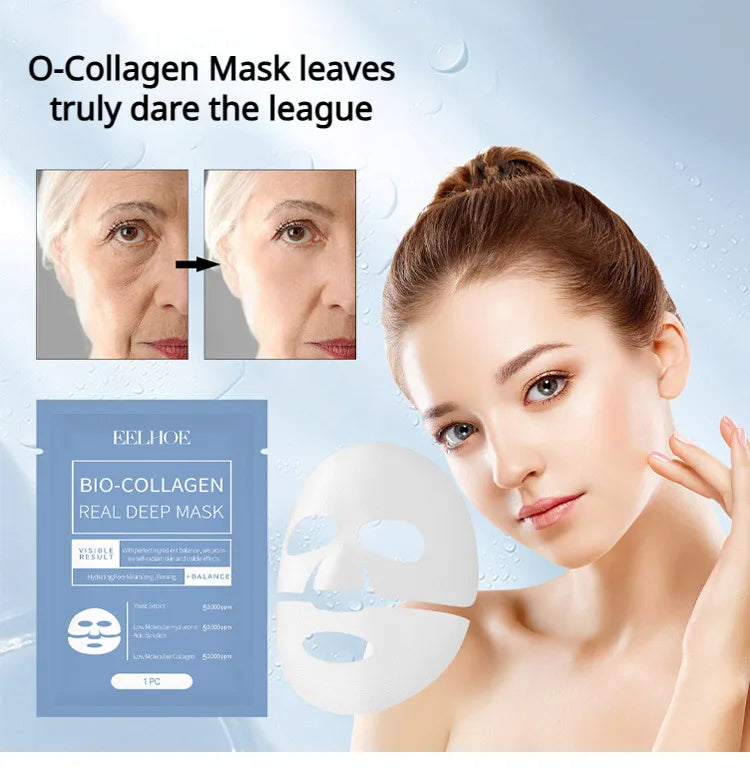 Collagen Mask Face Face Care Repair Barrier Firming Skin Pore Shrinking Anti-Wrinkle Hydrating Skin Care Masks