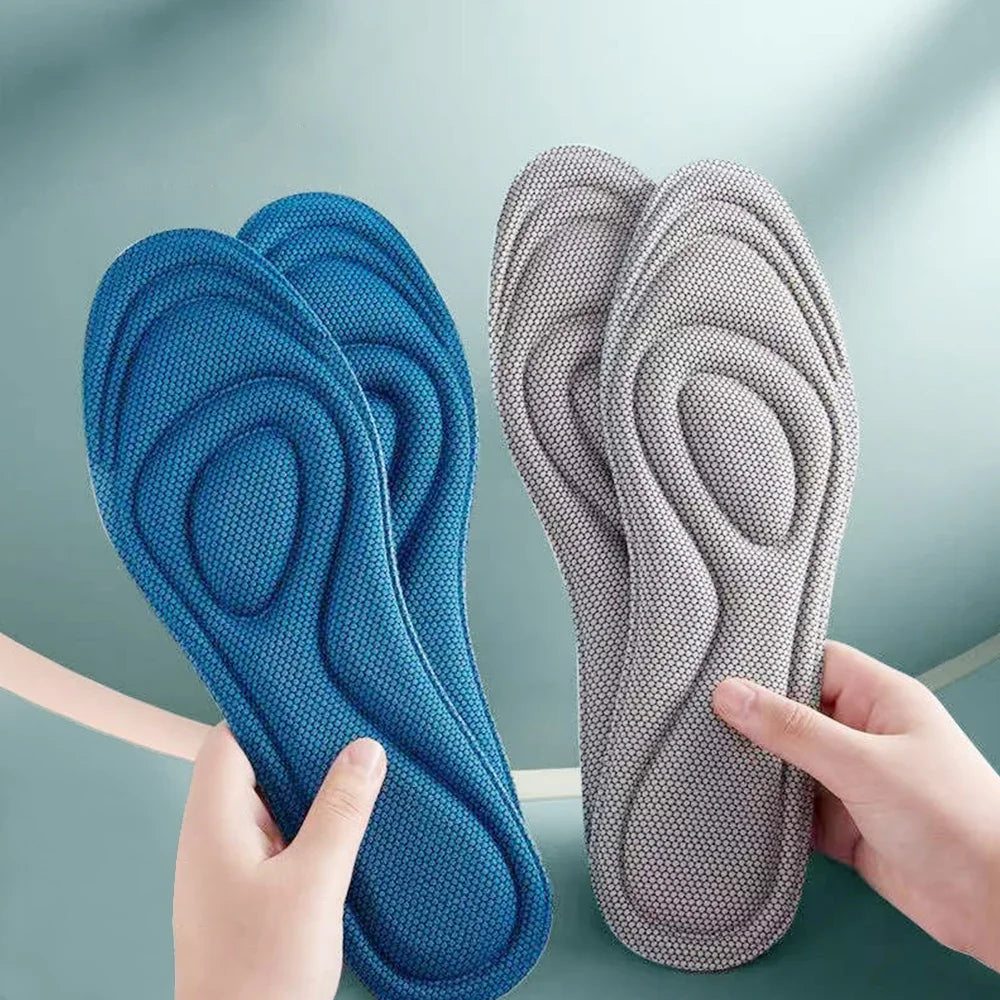 4 stücke Memory Foam Orthopädische Einlegesohlen für Schuhe Männer Frauen Nano Antibakterielle Desodorierung Einlegesohle Schweiß Absorption Lauf Kissen