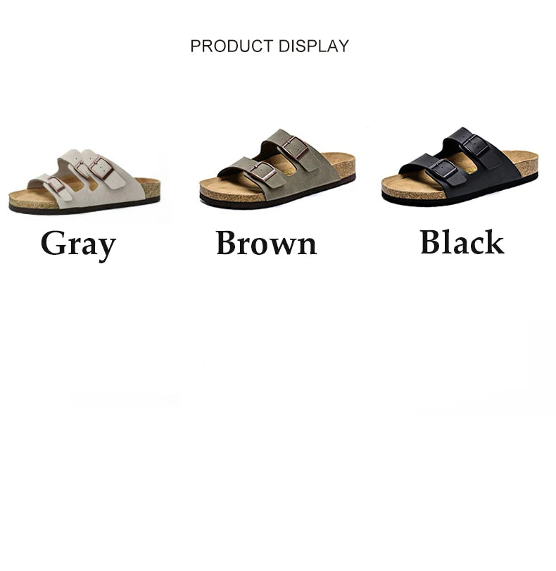 Brand Summer Men's Sandals High Quality Men Women Sandals Outdoor Beach Slippers Zapatos Hombre Durable Non-Slip Luxury Shoes