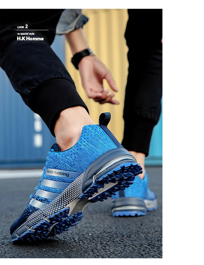 Men's and women's flats fashion casual sneakers couple walking shoes plus size breathable fitness running shoes men shoes