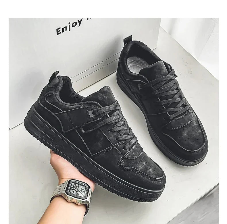 2024 Khaki Air Force Flat Shoes Comfortable in All Seasons Breathable Versatile Men's Casual Shoes High-end Luxury Sneakers Man