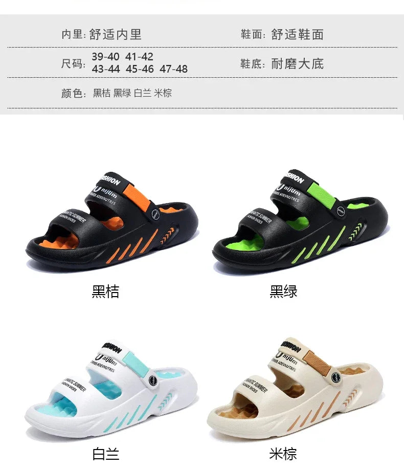 Men's Casual Sandal Original Men's Sandals 2024 Trending Summer Man Sandals Beach Shoes High Quality Shoes Mens Slippers Slipers