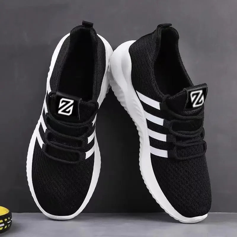 Men Sneakers Mesh Breathable Man White Running Tennis Shoe Comfortable Outdoor Sports Shoes for Men Casual Shoes Tenis Masculino