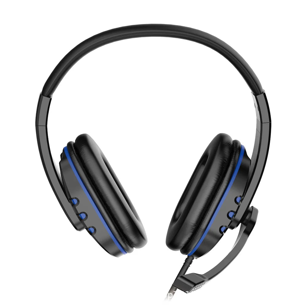 Kopfhörer 3,5 mm kabelgebundenes Gaming-Headset, Ohrhörer, Musik für PS4, Play Station 4, Spiel, PC, Chat-Computer mit Mikrofon