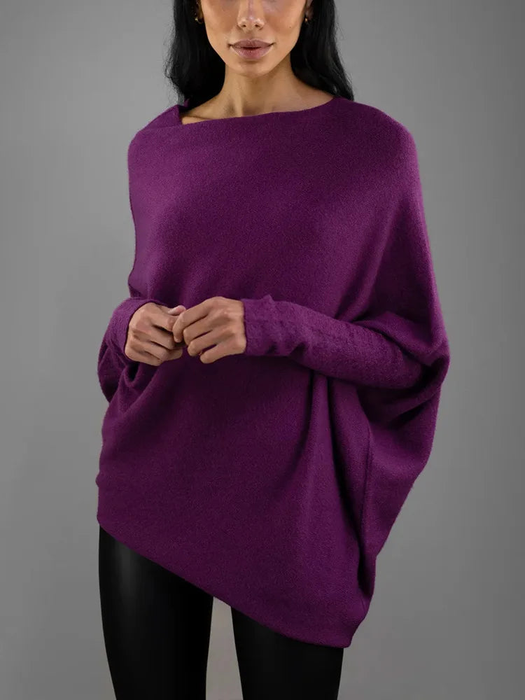 Neck Simple Versatile Knitwear Jumper