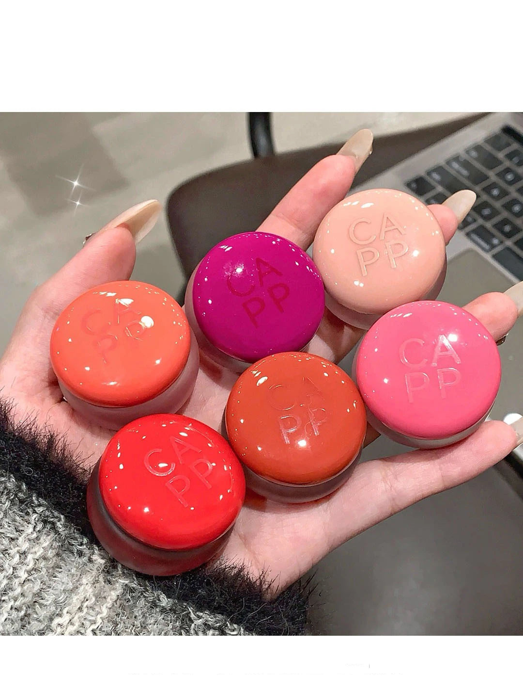 Matte Lip Mud Blush Multipurpose Makeup Waterproof Clay Lipstick Longlasting Non-stick Cup Red Lip Tint Pigment Mousse Cosmetics