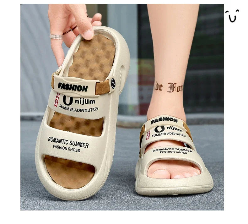 Men's Casual Sandal Original Men's Sandals 2024 Trending Summer Man Sandals Beach Shoes High Quality Shoes Mens Slippers Slipers